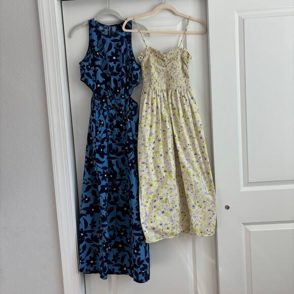 H&M Dresses & Skirts - Bundle of (2) Floral Sundresses Sz S Feminine Smocked H&M / Who What Wear
